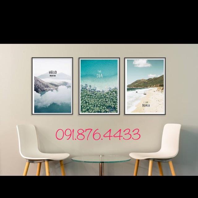 Tranh CANVAS bộ 3 tấm kích thước 30*40