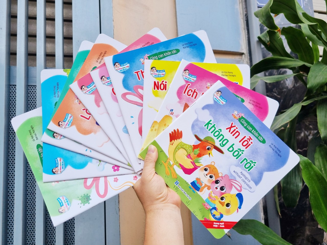 Trọn Bộ 10 cuốn Kỹ Năng Giao Tiếp Cho Bé 2+ Cùng Con Khôn Lớn Giúp Con Hiểu Và Tự Tin Hơn Vào Bản Thân Vượt Qua Mọi Khó Khăn Thử Thách Trong Cuộc Sống