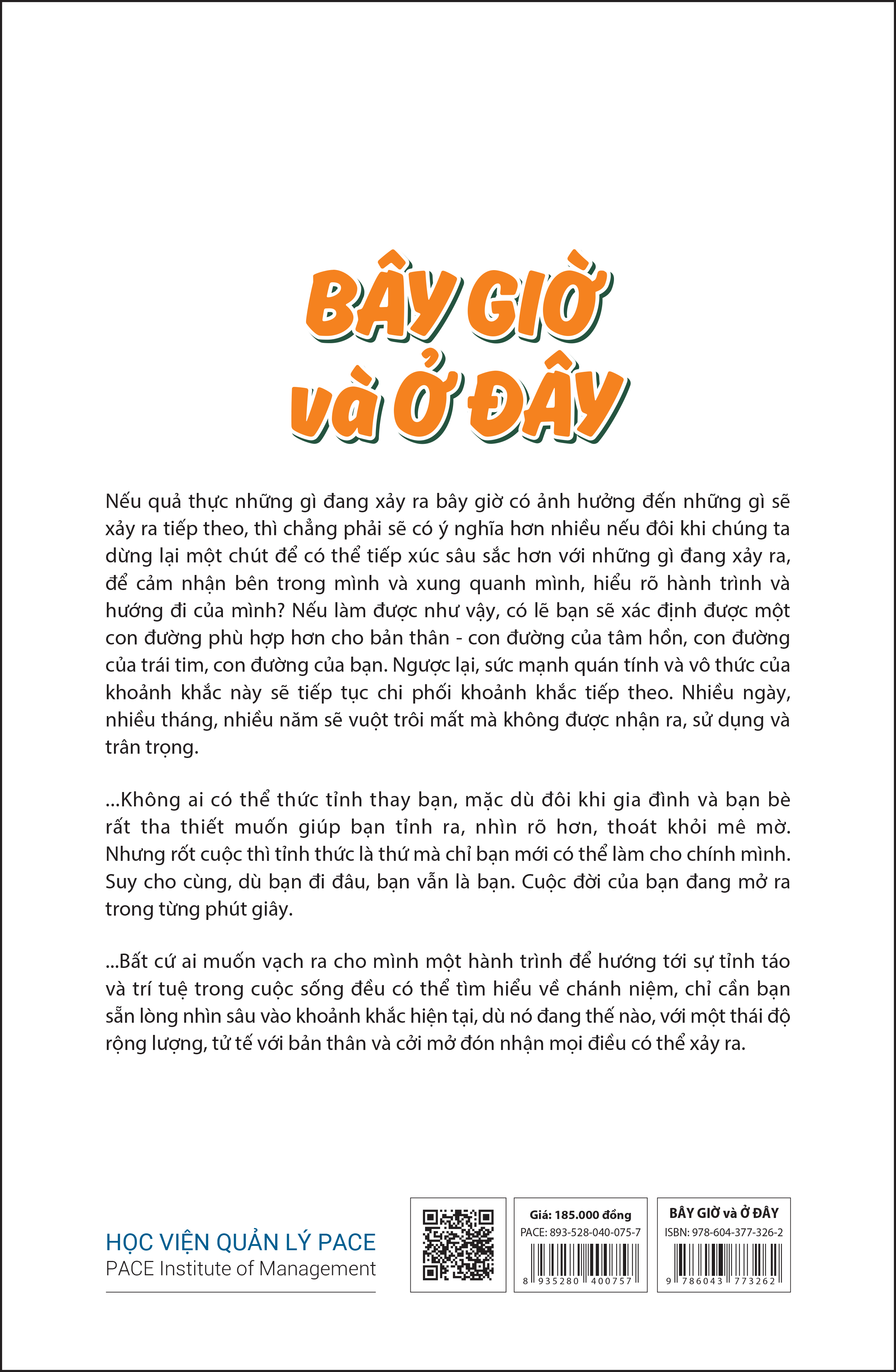 BÂY GIỜ VÀ Ở ĐÂY (There You Are: Mindfulness Meditation in Everyday Life) - Jon Kabat-Zinn - Lê Hồng Vân dịch