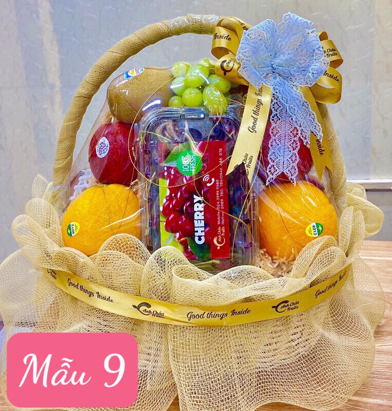 [GIAO NHANH HN - 1H - 0989.780.789] Giỏ Quà Tặng Trái Cây - AC238