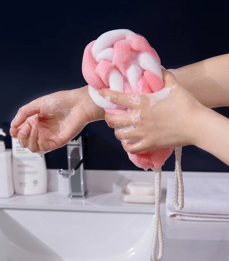 Bộ Đôi Bông Tắm Tạo Bọt