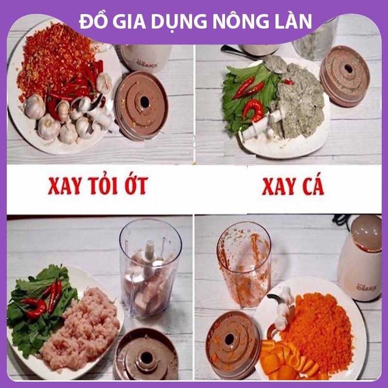máy xay đa năng osaka NL SHOP xay sinh tố nhật bản 750ml, máy xay osaka xay thịt cá thực phẩm
