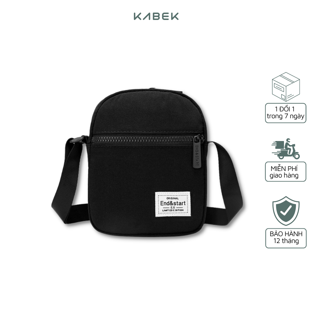 Túi Đeo Chéo Basic Messenger mini bag thời trang nam nữ unisex phong cách nhật bản đơn giản năng động dáng đứng chất vải dệt kim cao cấp chống nhăn chống xù nhỏ gọn tiện lợi đi chơi đi du lịch