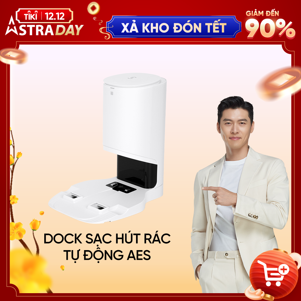 Dock sạc hút rác tự động cho robot hút bụi lau nhà Ecovacs Deebot N8 Pro/T9