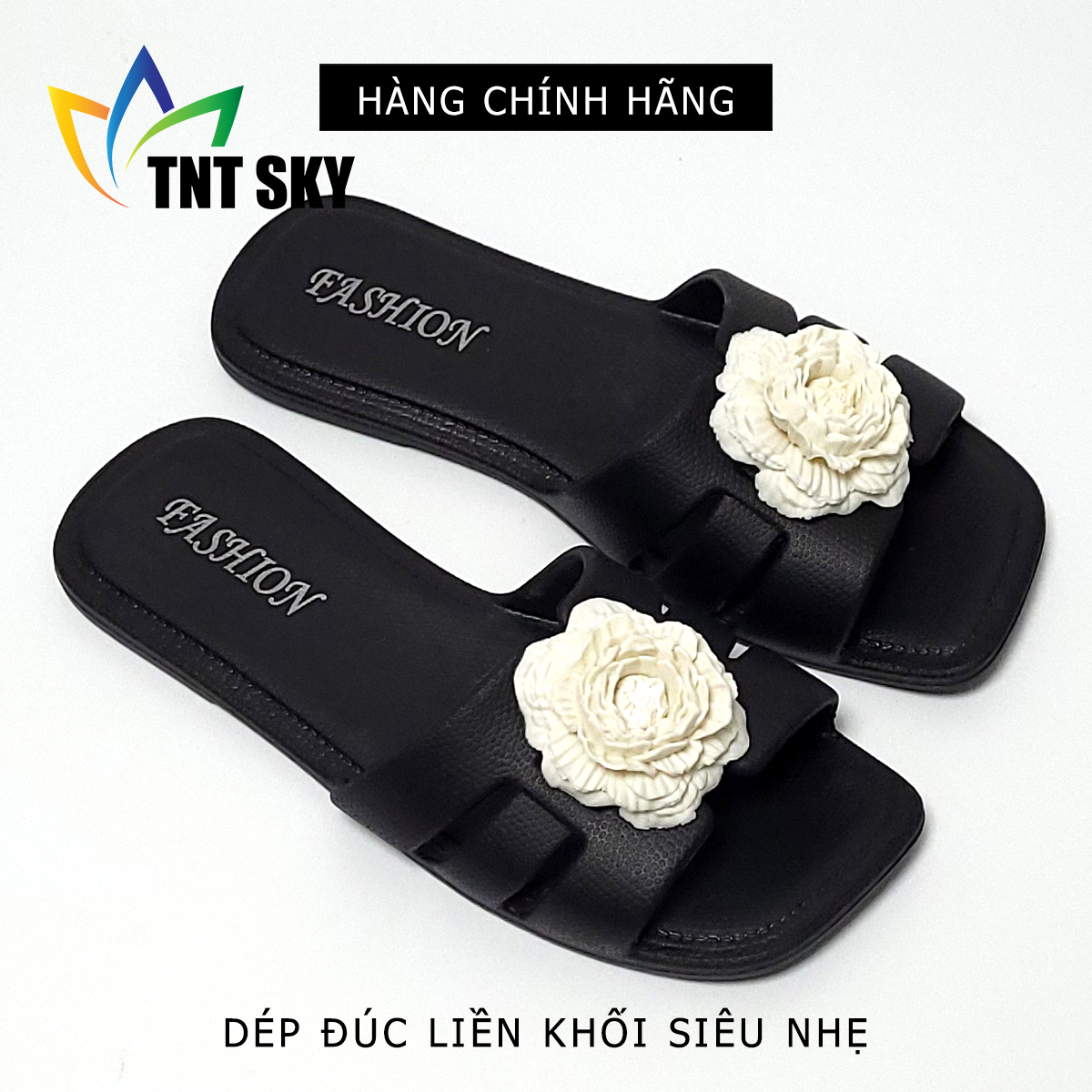 Dép Nữ Quai Ngang Đúc Liền Khối Siêu Nhẹ - Hàng Chính Hãng - TK520
