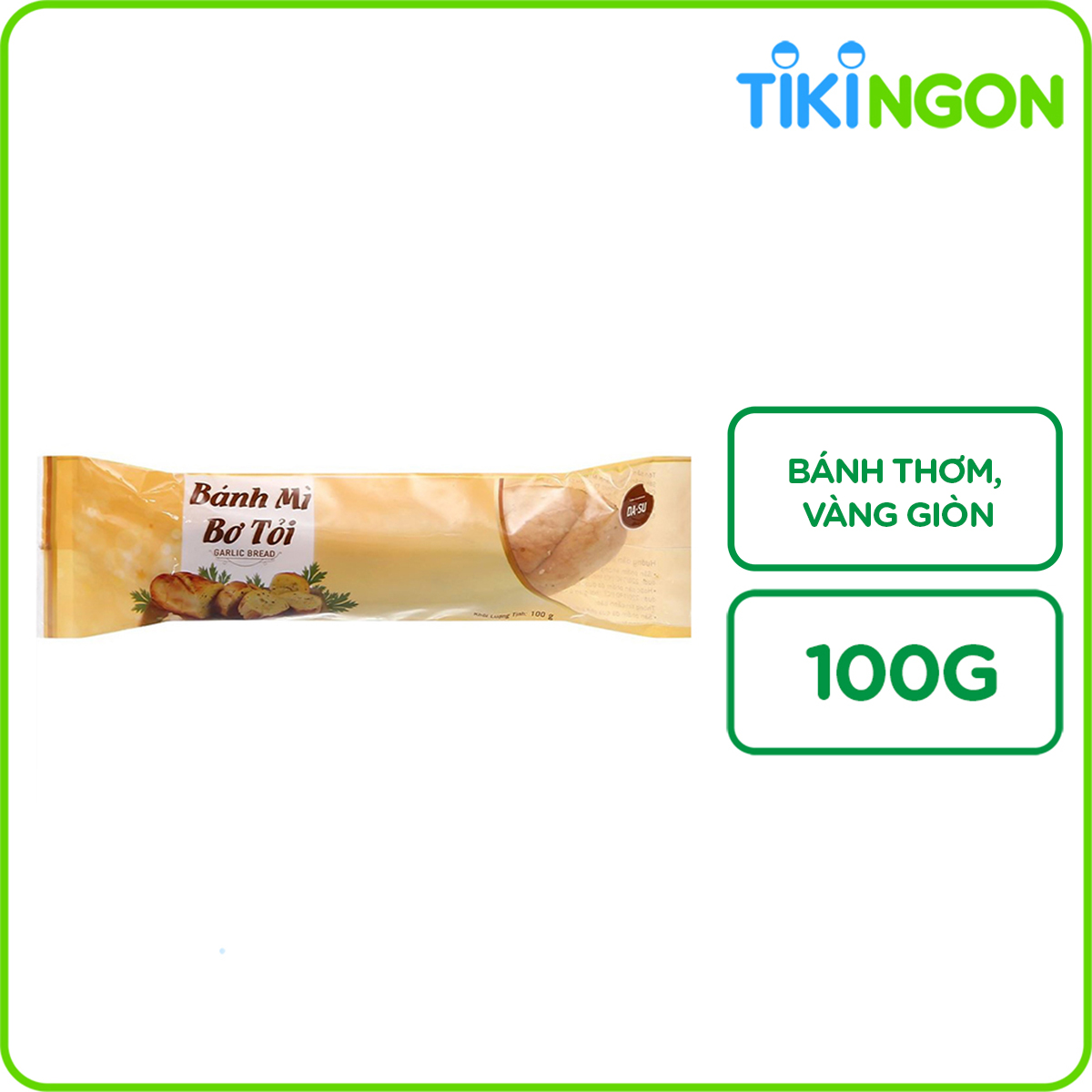 Bánh Mì Bơ Tỏi Da Su Đông Lạnh 100g