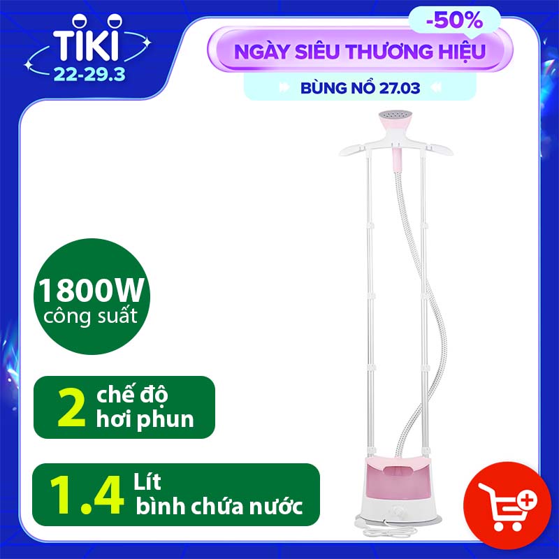 Bàn ủi hơi nước đứng Philips GC485/49 (1800W) - Hàng Chính Hãng