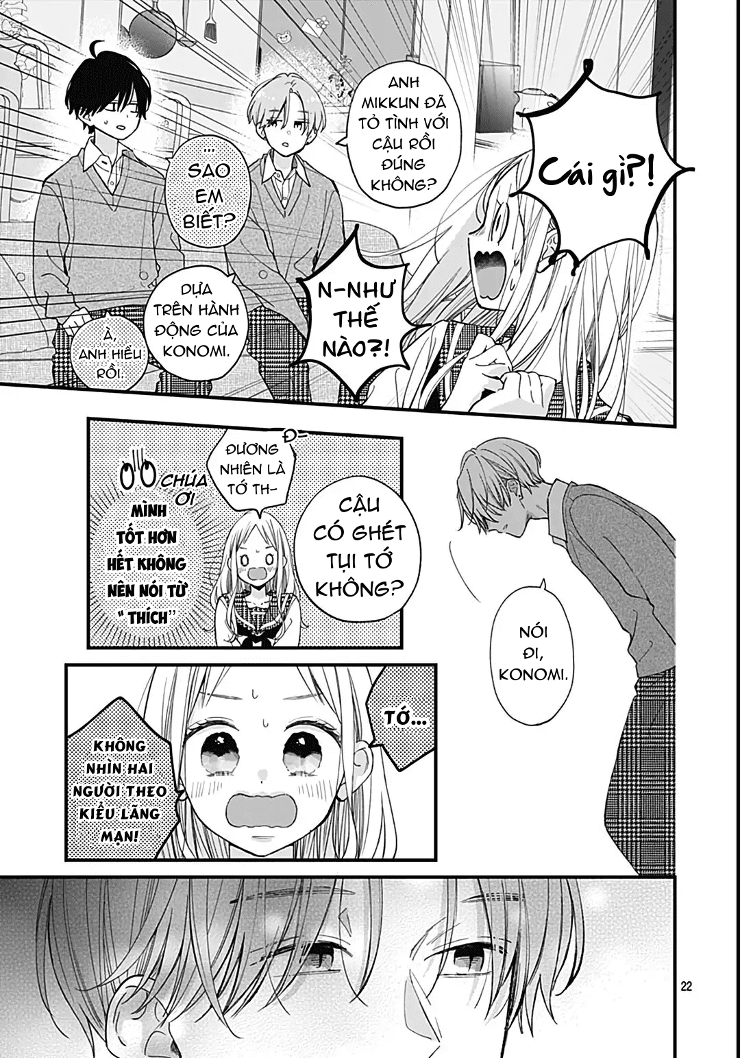 chuyện tình của ba người bạn thanh mai trúc mã chapter 4.2 9