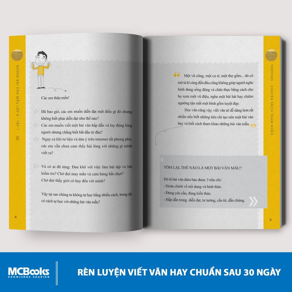 Sách - Những bài văn mẫu lớp 8 - Tập 1