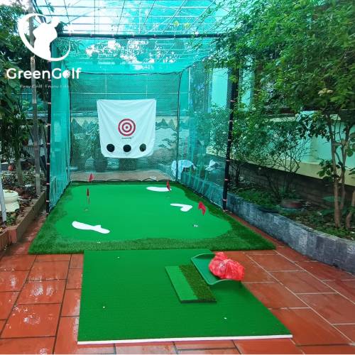 Bộ Lưới khung sắt tập golf 3x3x3m [GIÁ SIÊU SỐC