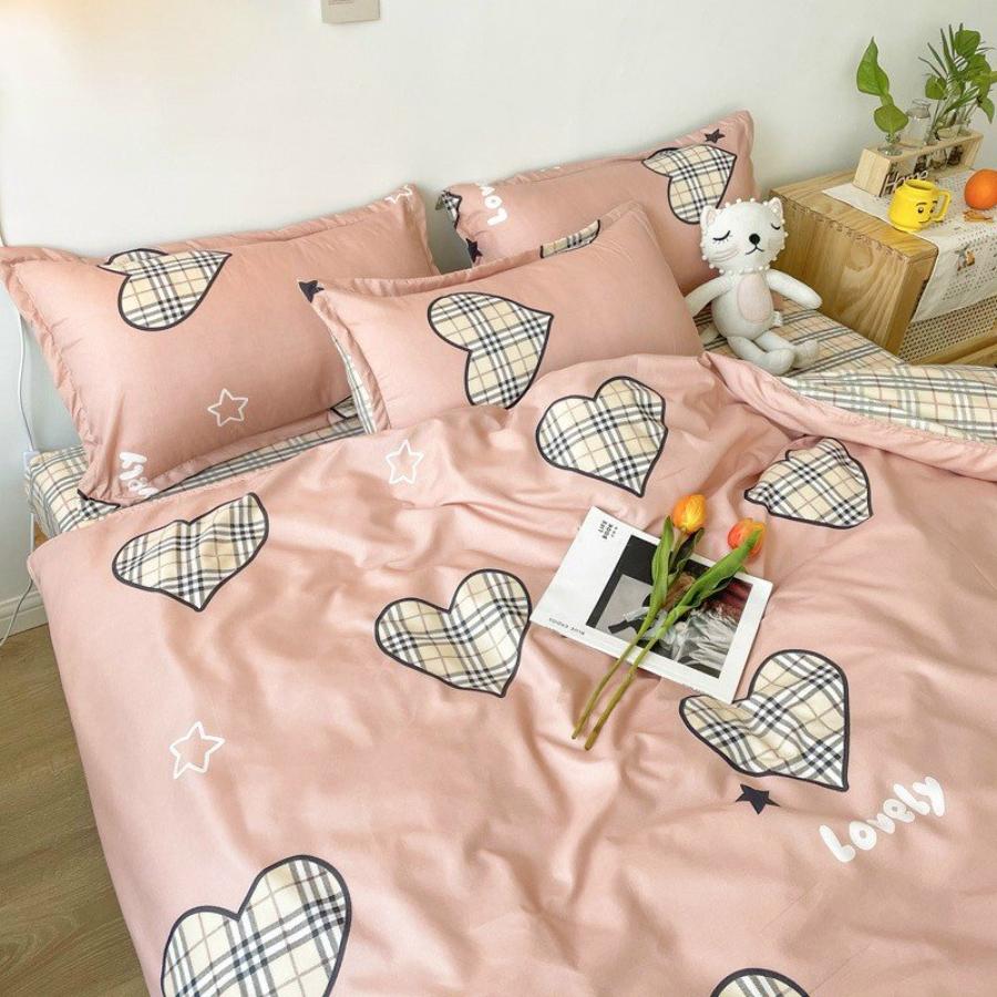 Set Chăn Ga Gối 4 Món Cotton Siêu Mềm Mịn CHIPBED035