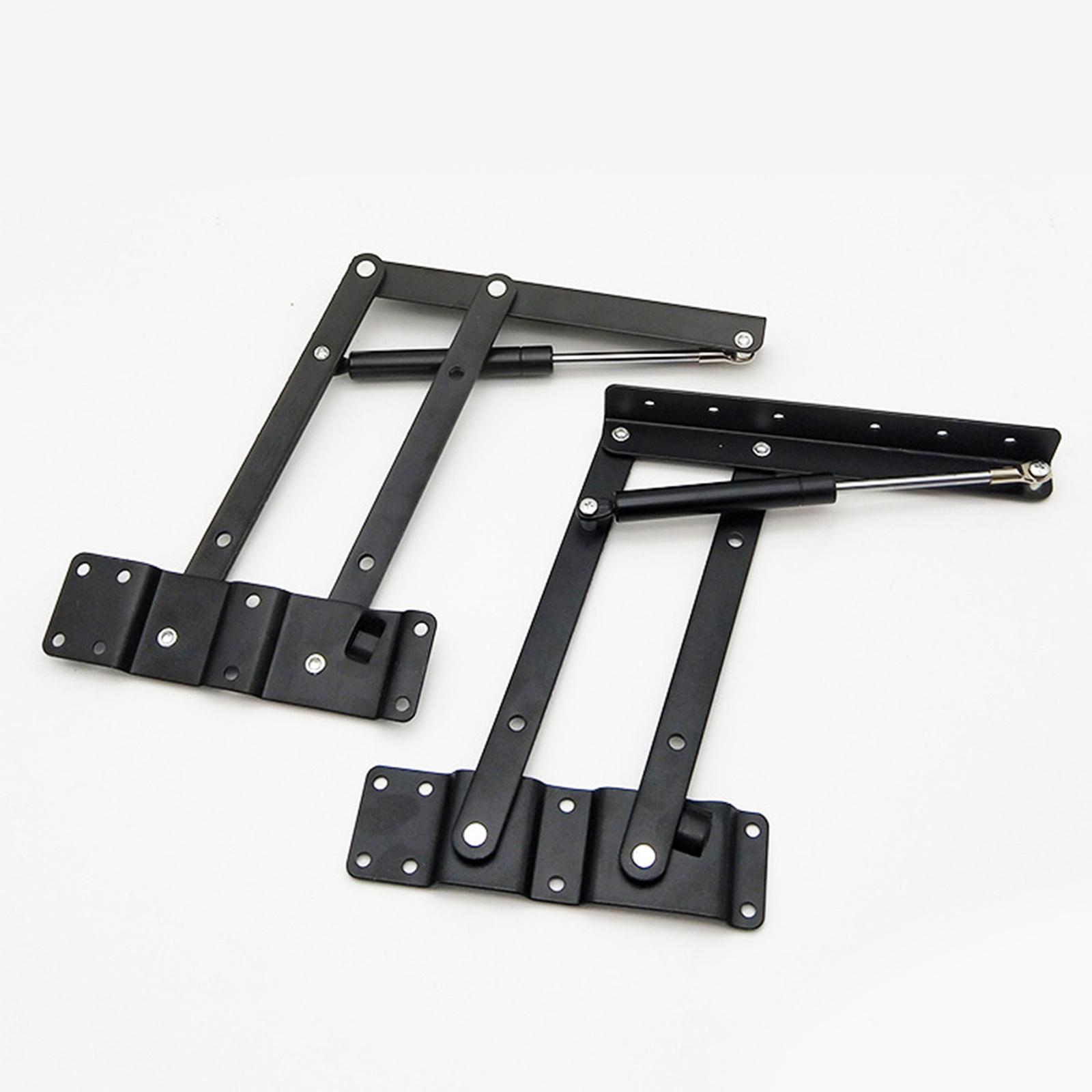 2 Pieces Folding Table Lifting  Gas Hydraulic Hinge Hardware for
