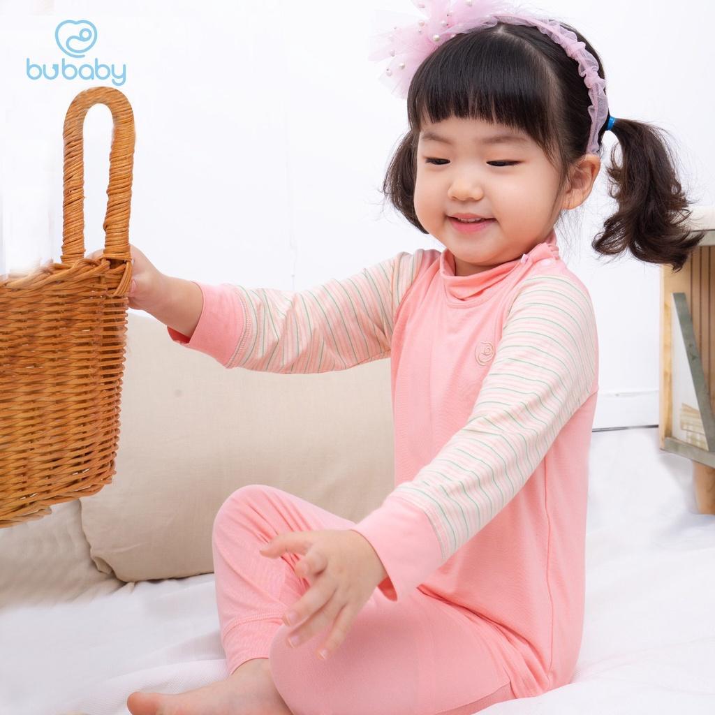 Bộ dài tay giữ nhiệt 3p Bu, Bubaby Bambus cho bé 6m - 4Y