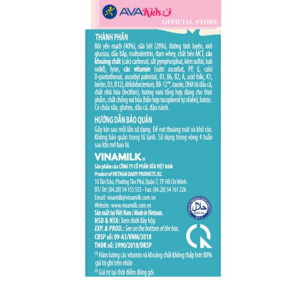 Bột ăn dặm Vinamilk RiDielac Gold yến mạch, sữa hộp 200g (6 - 24 tháng)