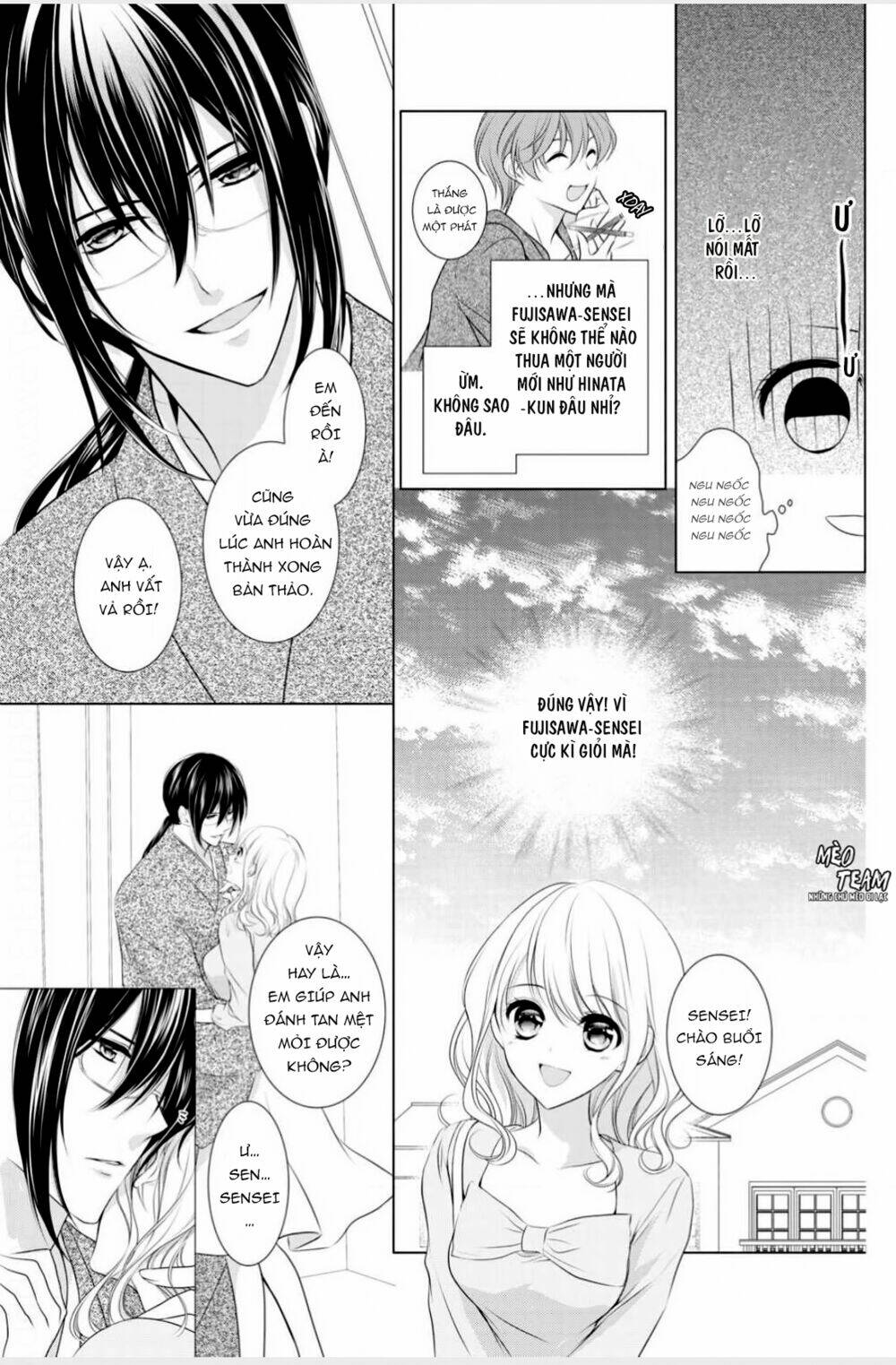 tiểu thuyết gia gợi cảm thì thầm bên tai cô gái nhỏ chapter 6 7