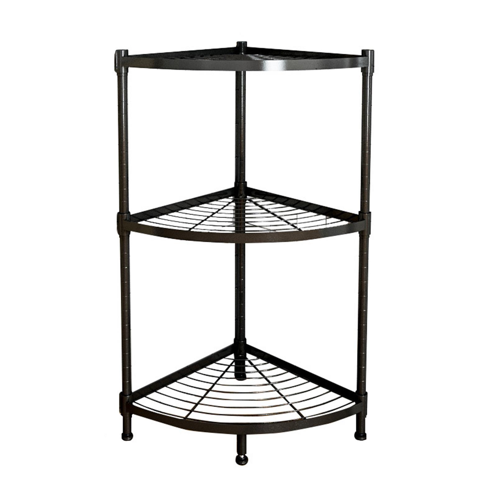 Kệ 3 tầng chứa đồ bằng thép chống gỉ có thể tháo rời đa năng