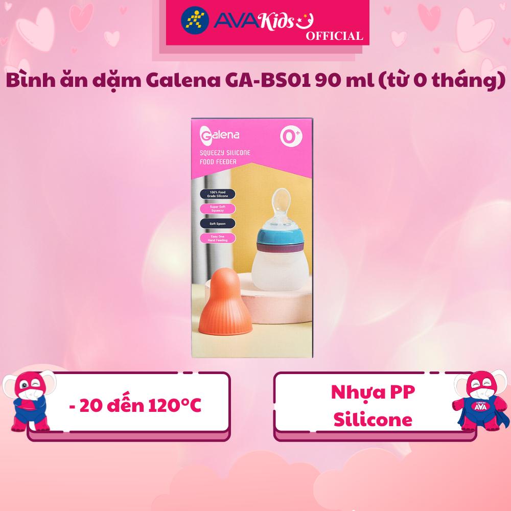 Bình ăn dặm Galena GA-BS01 90 ml (từ 0 tháng) - Hàng Chính Hãng
