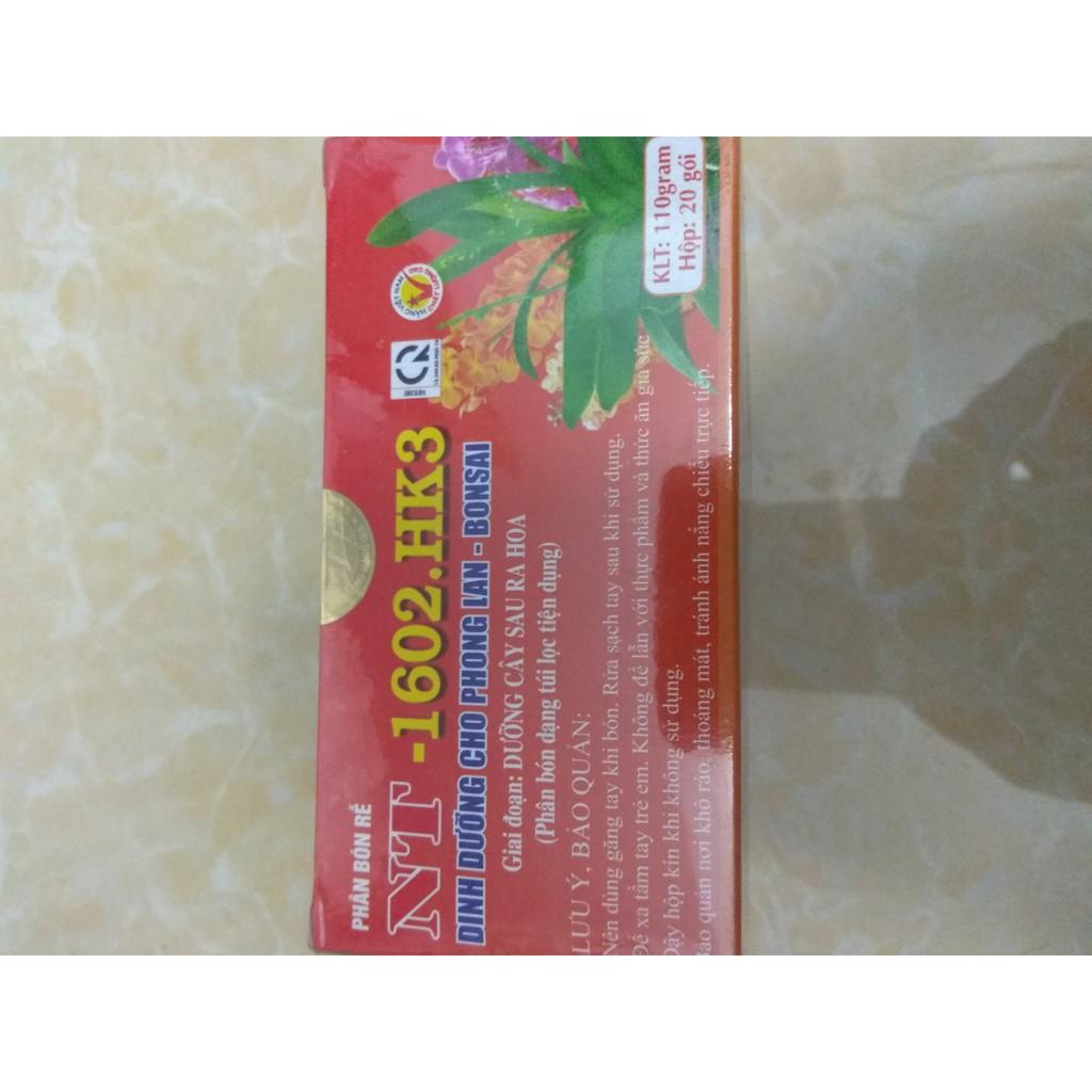 Combo 3 hộp loại túi lọc nuôi cây con đến trưởng thành, ra hoa, dưỡng cây sau ra hoa- HK1,HK2,HK3, hộp 20 gói