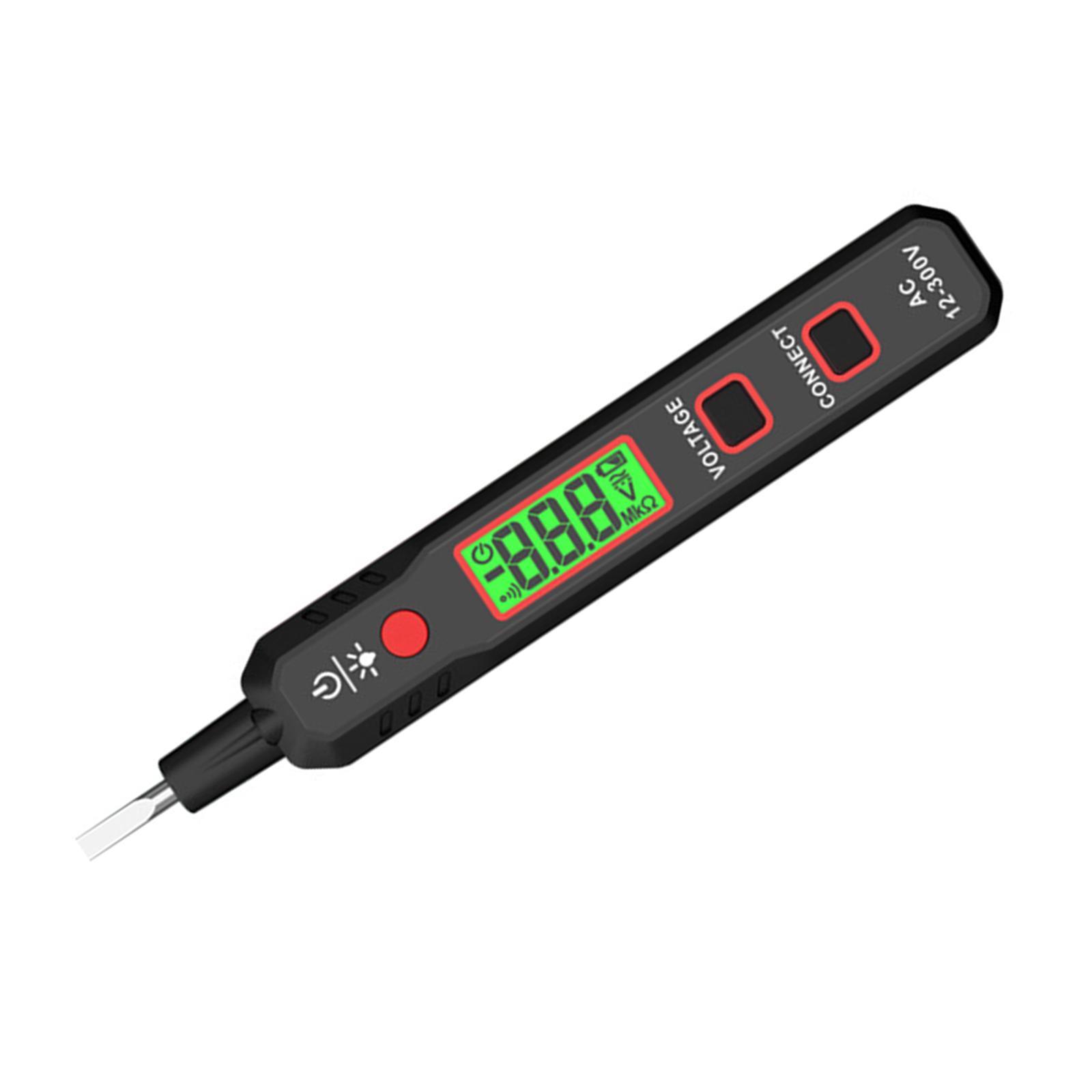 Electronic Test Pencil Test Screwdriver Portable LCD Display 12V-300V  Pen Circuit Tester Tool for Live/Null Wire Judgment