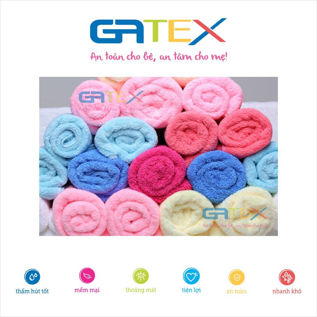 Khăn Mặt Trẻ Em 28x48cm Siêu Mềm Mịn, Siêu Thấm Hút Microfiber GATEX