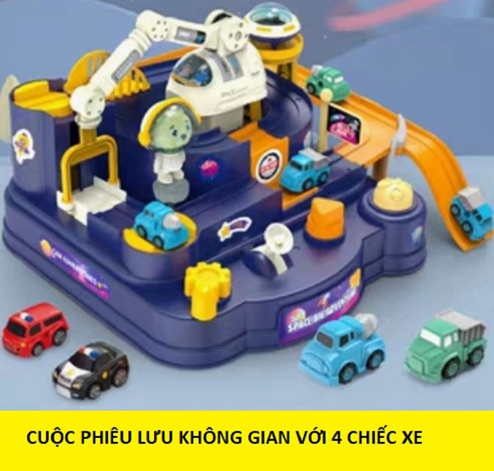 Đồ chơi lắp ráp đường đua vũ trụ, Bộ đồ chơi phiêu lưu lắp ghép dành cho bé trai và bé gái
