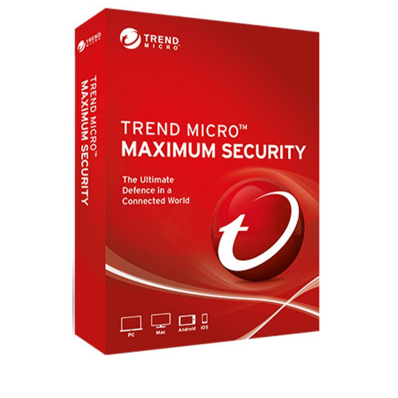 Phần Mềm Diệt Virus Trend Micro Maximum Security - 1PC - Chính Hãng