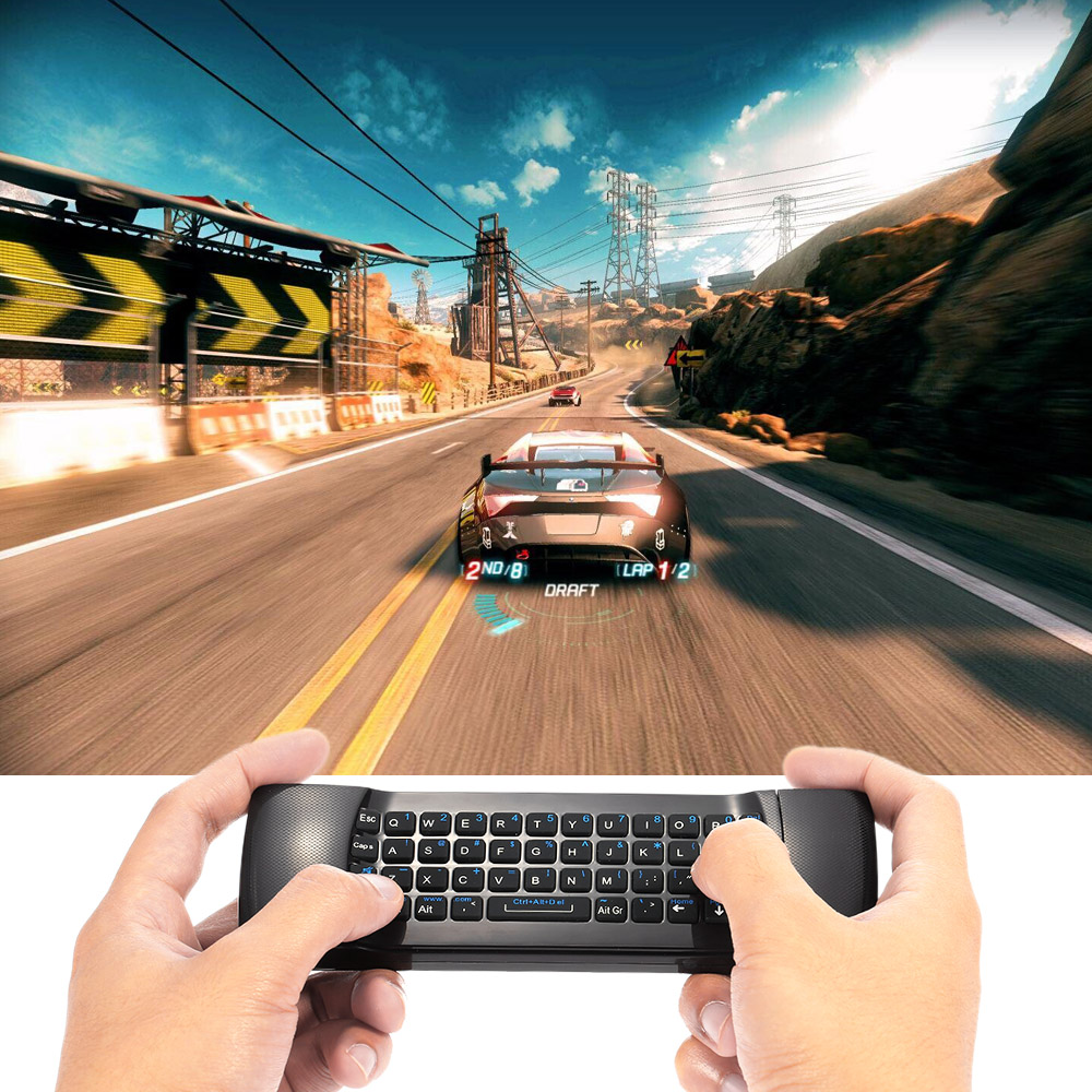 Bàn phím không dây Điều khiển từ xa Cảm biến 6 trục cho MINI PC Smart TV 2.4G