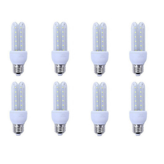 Bộ 8 bóng đèn led chữ U 5w sáng bền đẹp hàng chính hãng.