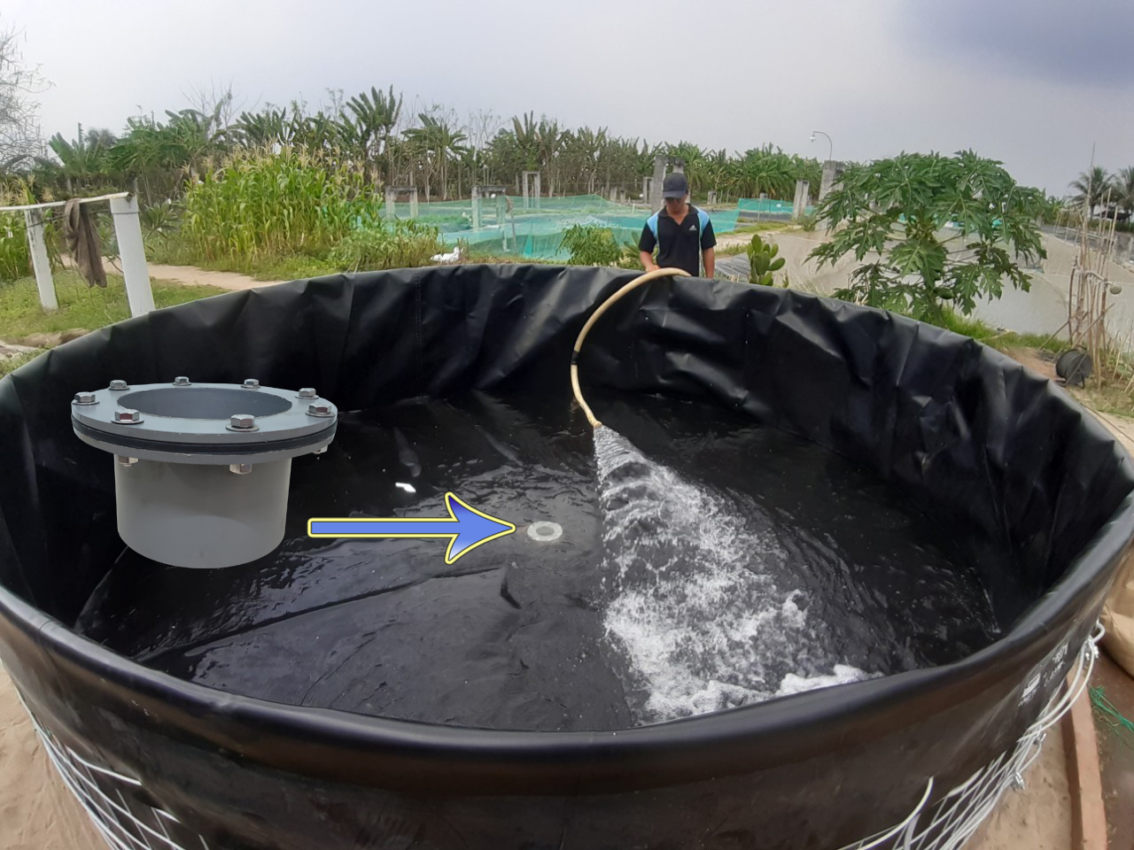 Mặt bích nhựa Luppe Fi 160