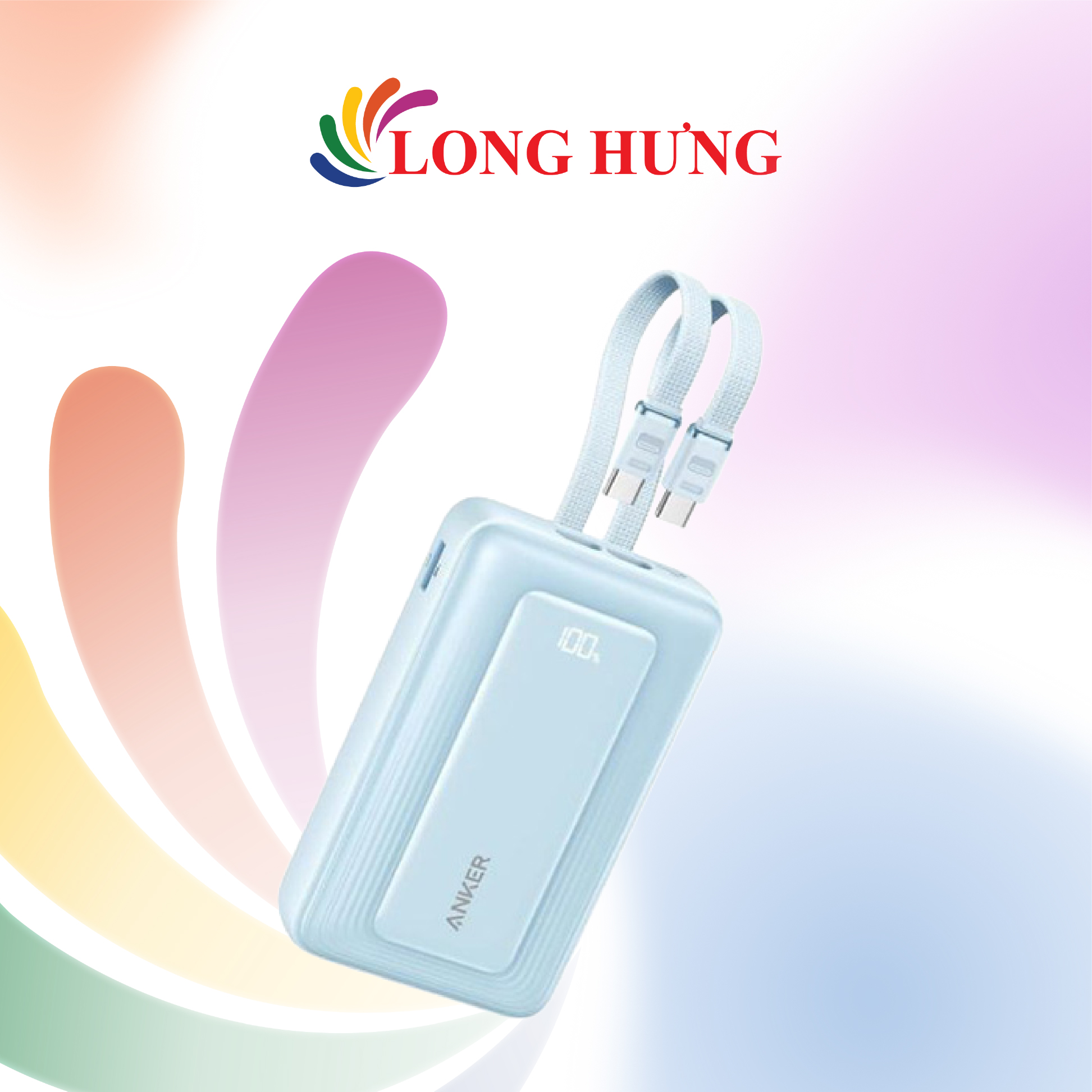 Sạc dự phòng Anker Zolo Power Bank 1USB 1Type-C 35W 20000mAh A110L - Hàng chính hãng