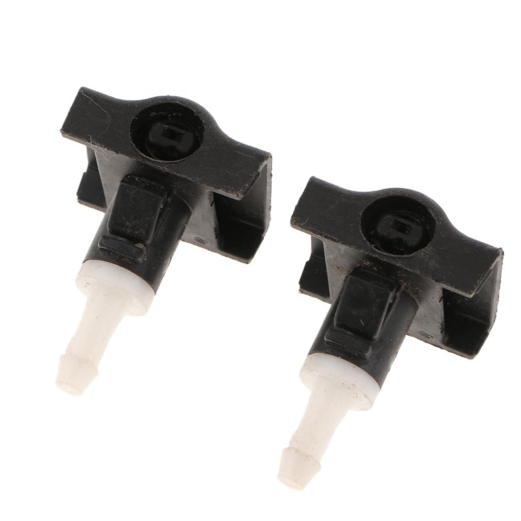 2pcs Windshield Washer Wiper Water Spray Nozzle for