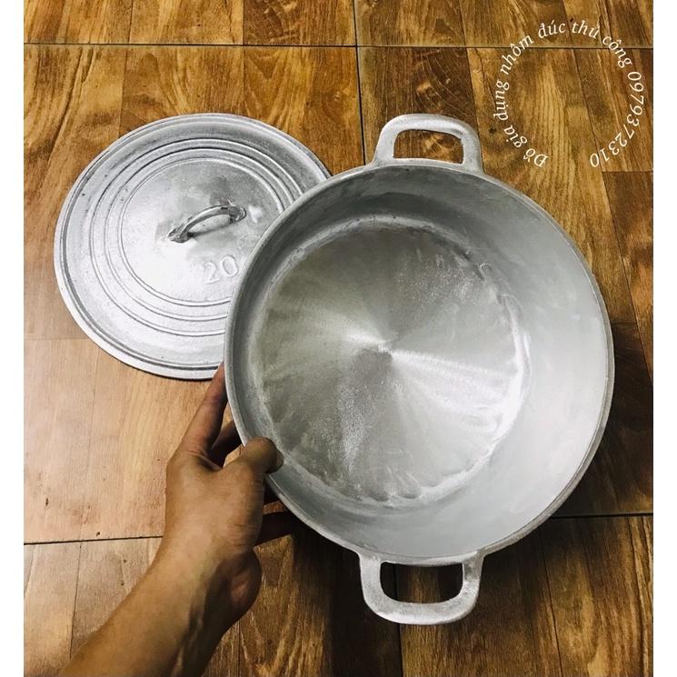 NỒI GANG ĐÚC THỦ CÔNG LÀNG NGHỀ SỐ 20 ( ĐK 28CM )