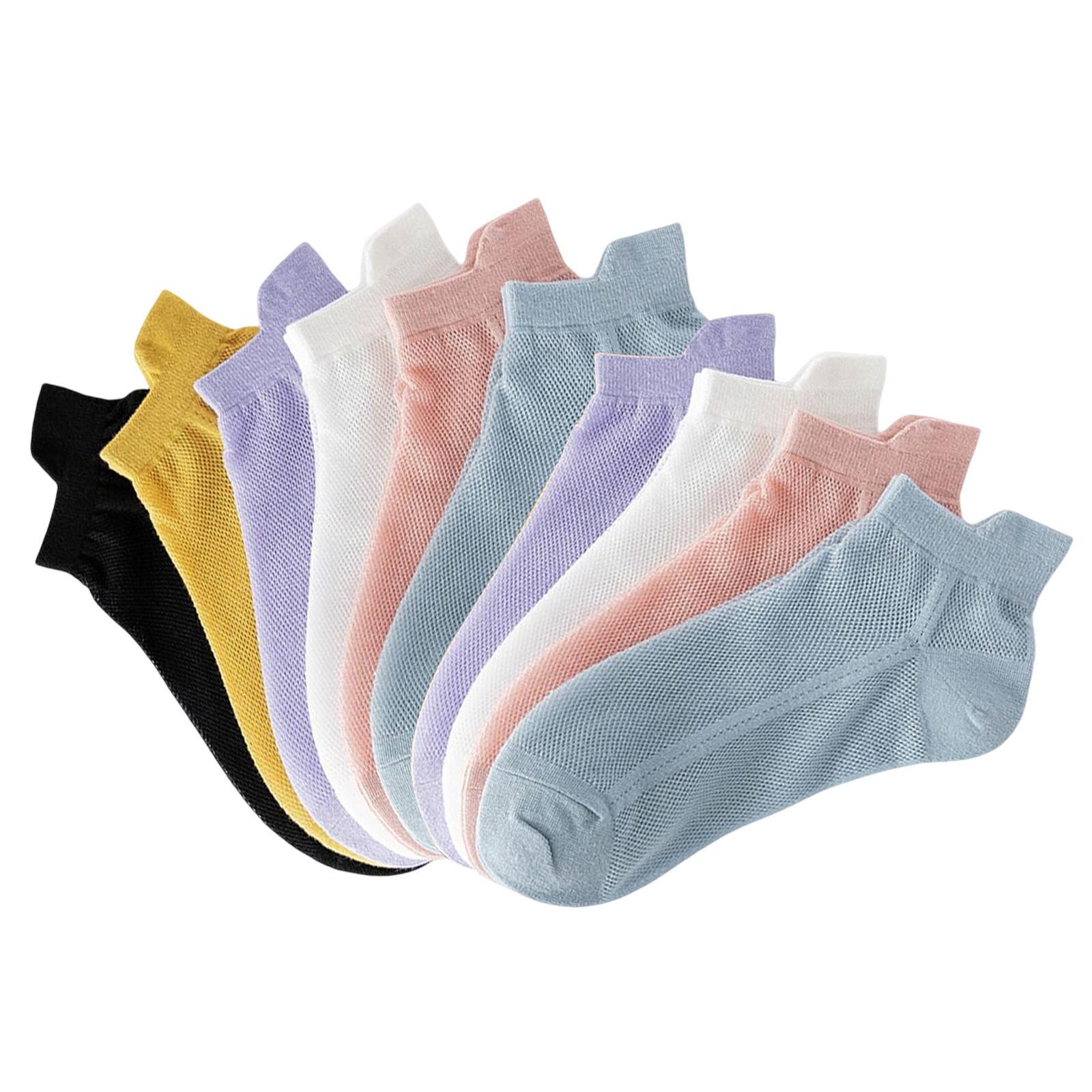 Ankle Boat Socks, Short Socks Hosiery Casual Socks, Multicolour Fashion, Invisible Sock No Show Socks for Outdoor Sports Indoor Trainer
