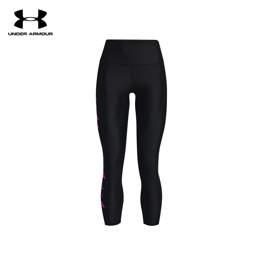 Quần legging thể thao nữ Under Armour HeatGear Armour No-Slip Waistband Graphic Ankle - 1361013-002