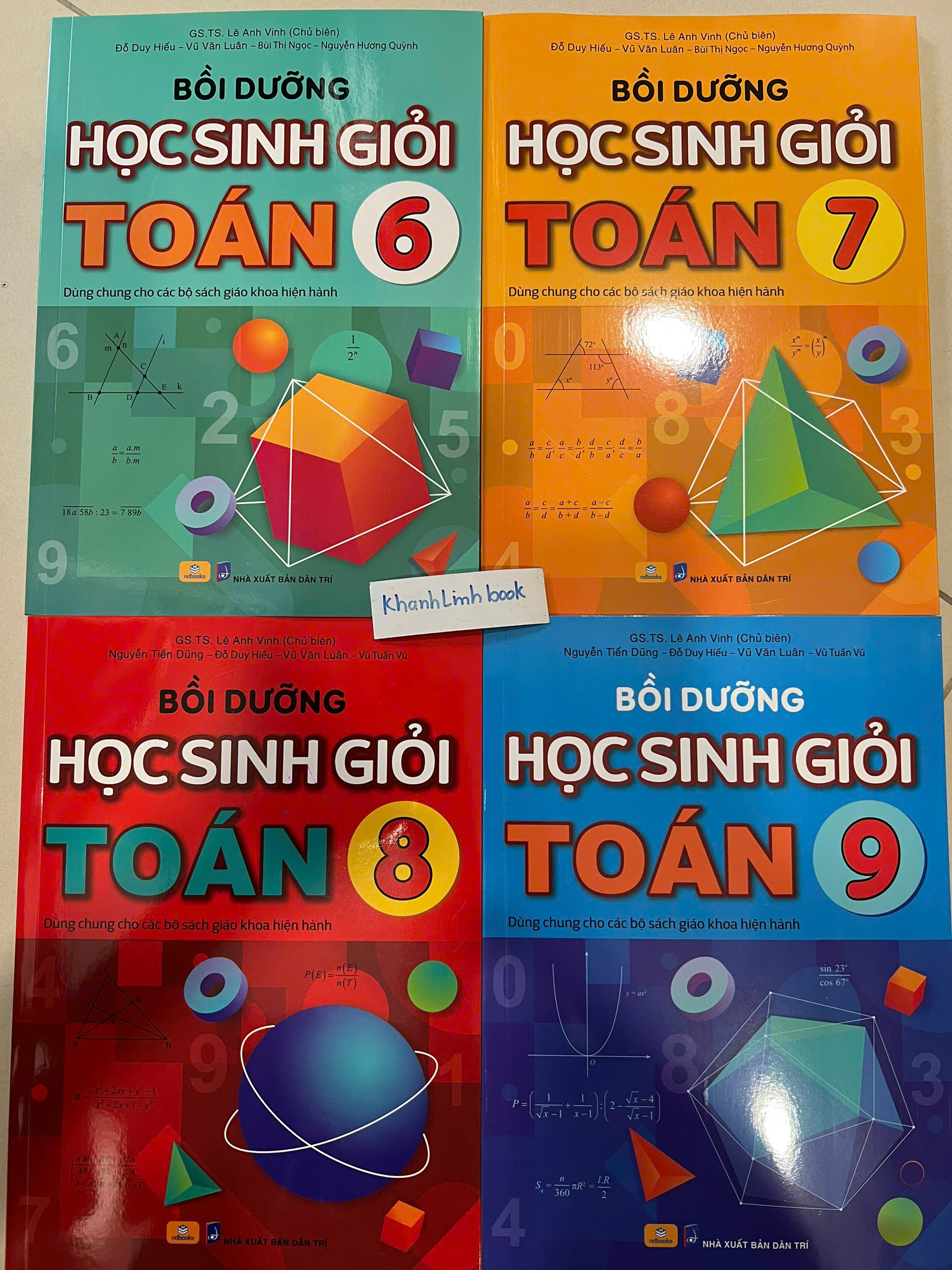 Sách - Bồi Dưỡng Học Sinh Giỏi Toán 6 7 8 9 - Dùng chung cho các bộ SGK hiện hành