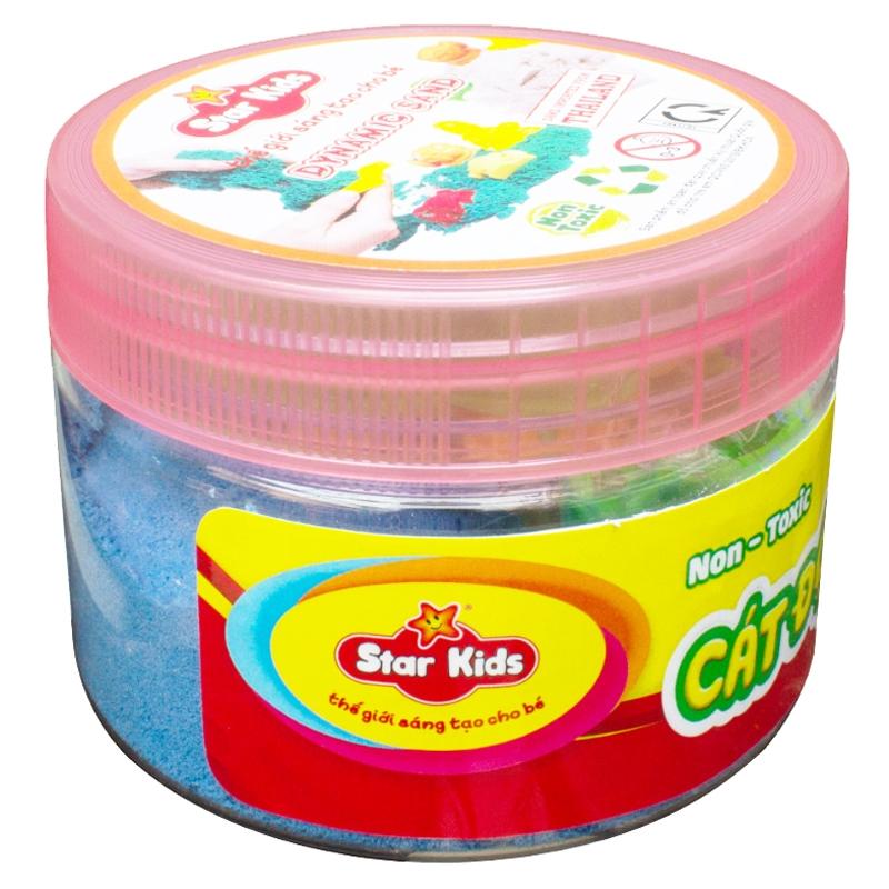 Đồ Chơi Cát Động Lực 250g Và Khuôn Star Kids K-316 - Xanh Dương