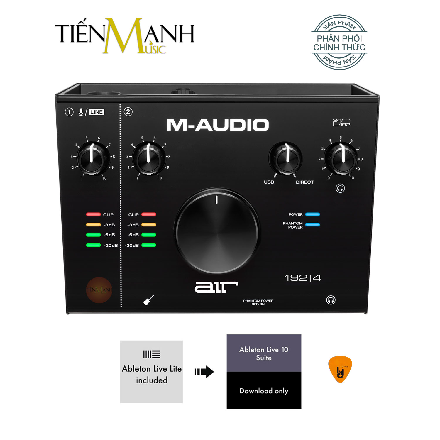 Soundcard M-audio Air 192x4 Bộ Thu Âm Thanh và Livestream 192 4 Audio Interface 192/4 Sound Card Audio 192|4 Hàng Chính Hãng