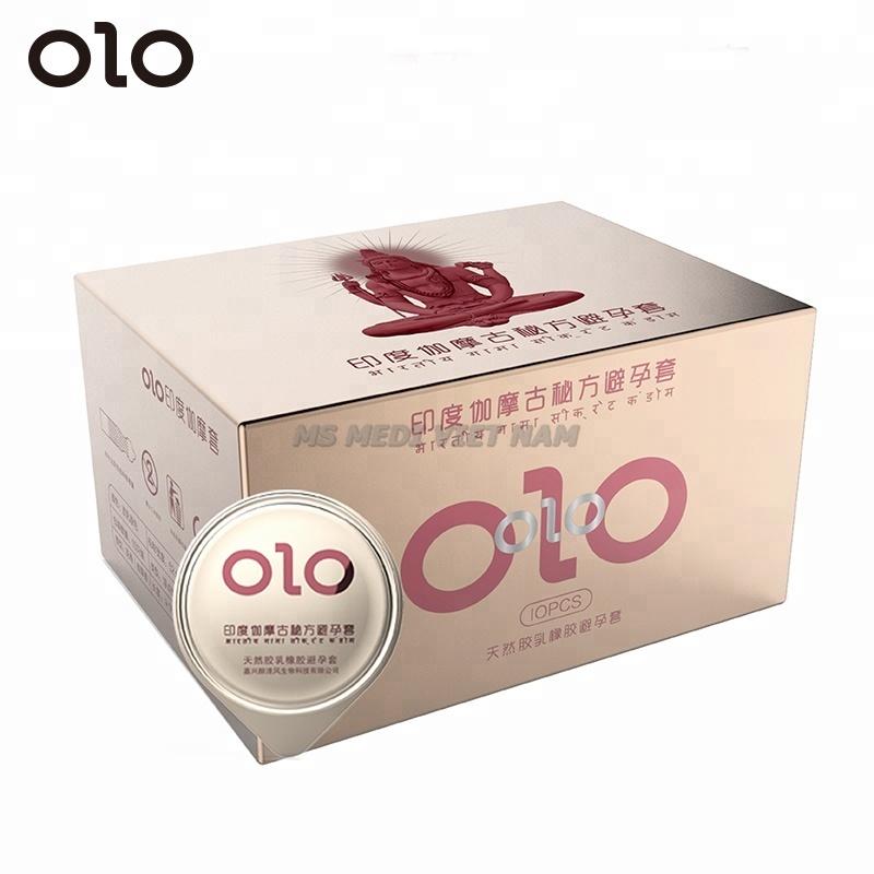 10 Bao Cao Su OLO Gân,Gai, Siêu Mỏng 001 Nhiều Gel Bôi Trơn, cảm giác chân thật.