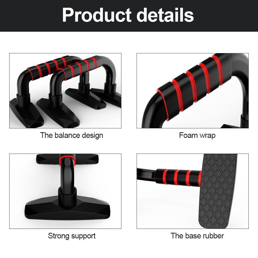 1 Đẩy Lên Giá Đỡ Tôi Hình Push-Up Hỗ Trợ Chống Trượt Push-Up Bar cơ Điện Huấn Luyện Song Song Thanh Tập Thể Hình