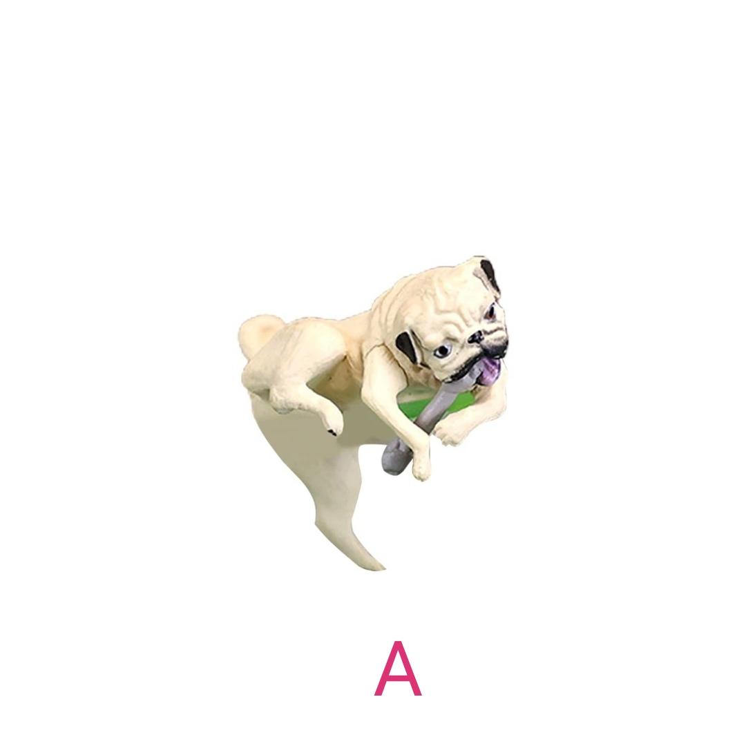 Chú Chó Pug Hoạt Hình Bằng Nhựa Resin Siêu Bền Treo Trang Trí Bể Cá