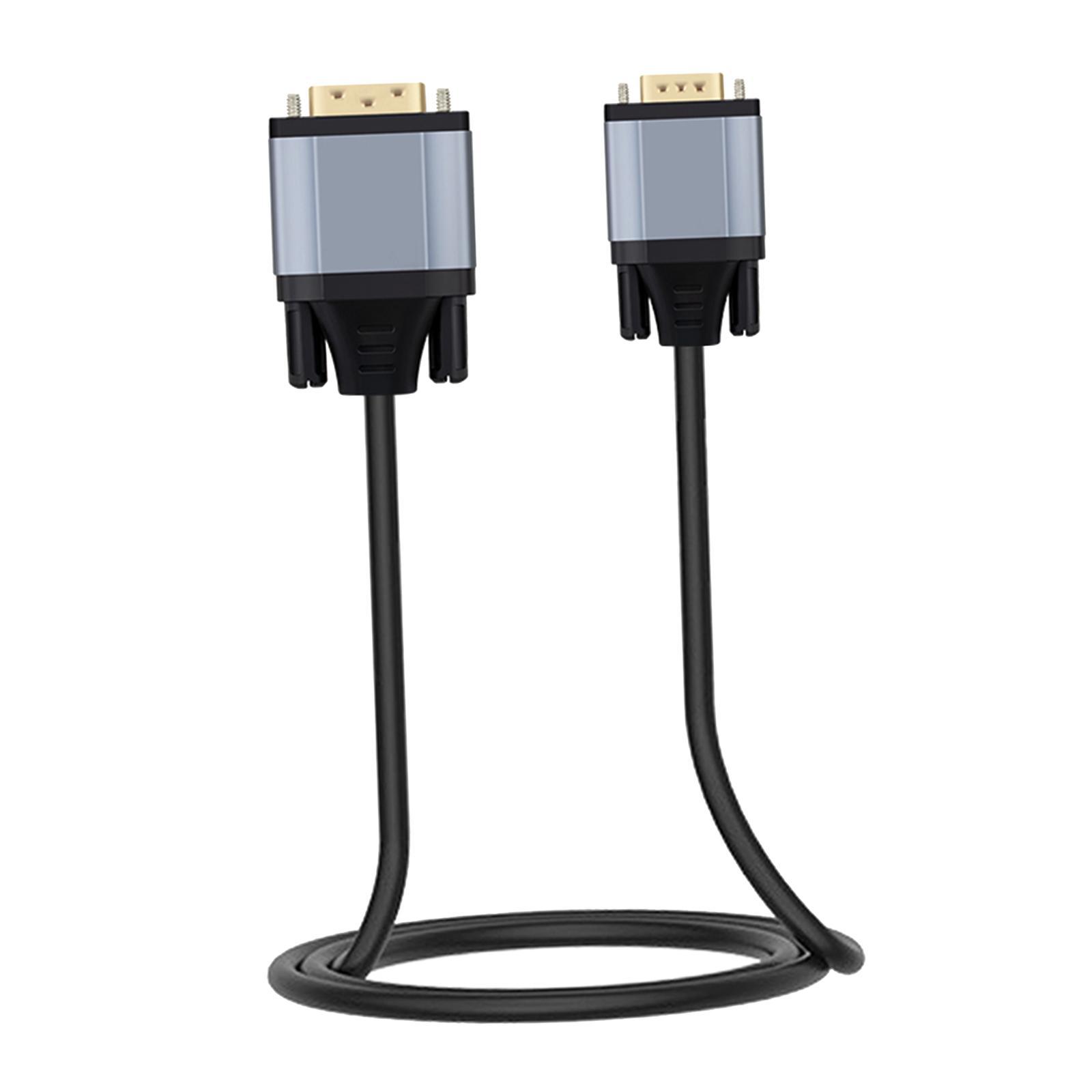 -D to VGA Adapter 1080P @60Hz Video Cable for Computer PC Monitor 1m