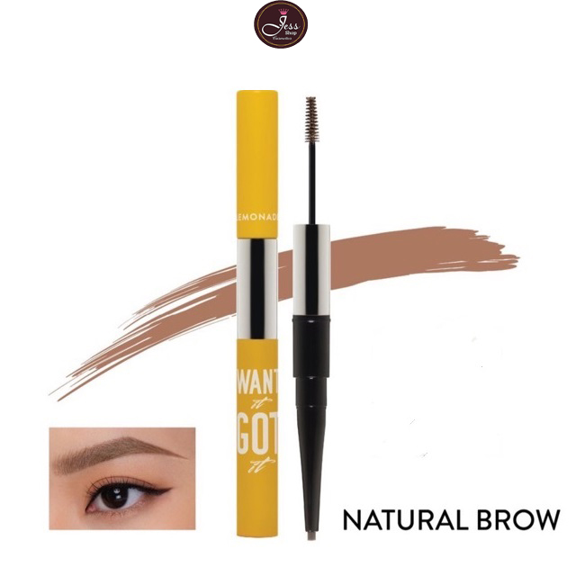 Chì Kẻ Mày 2 Đầu Lemonade Want It Got It Dual Eyebrow 4g