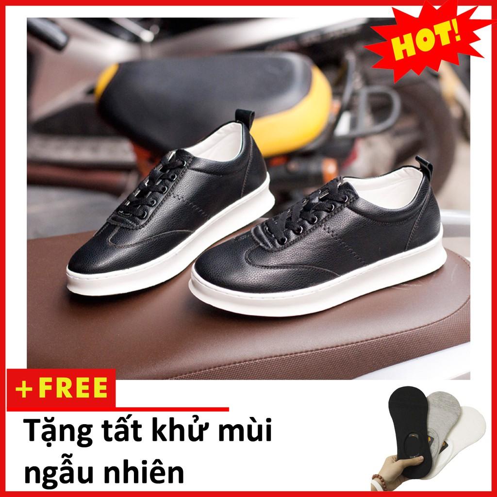 Giày sneaker W đen mới T455(T)-DEN