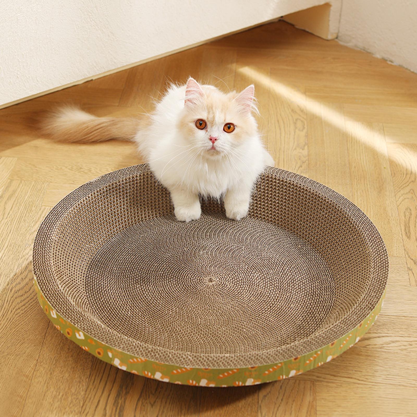 Round Cat Scratching Board Sofa Pet Supplies Cat Scratcher for Grinding Claw