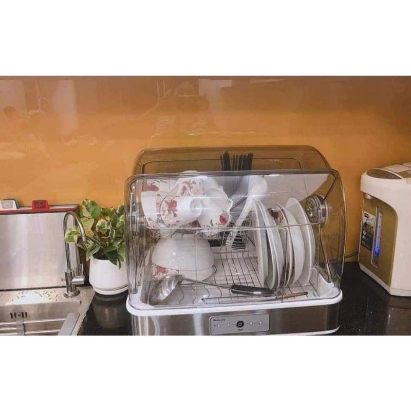 Máy Sấy Và Tiệt Trùng Chén Bát Heimchef Hàn Quốc, Tủ Sấy Chén Bát 45L/60L/70L, Nội Địa Hàn, BH 12 Tháng