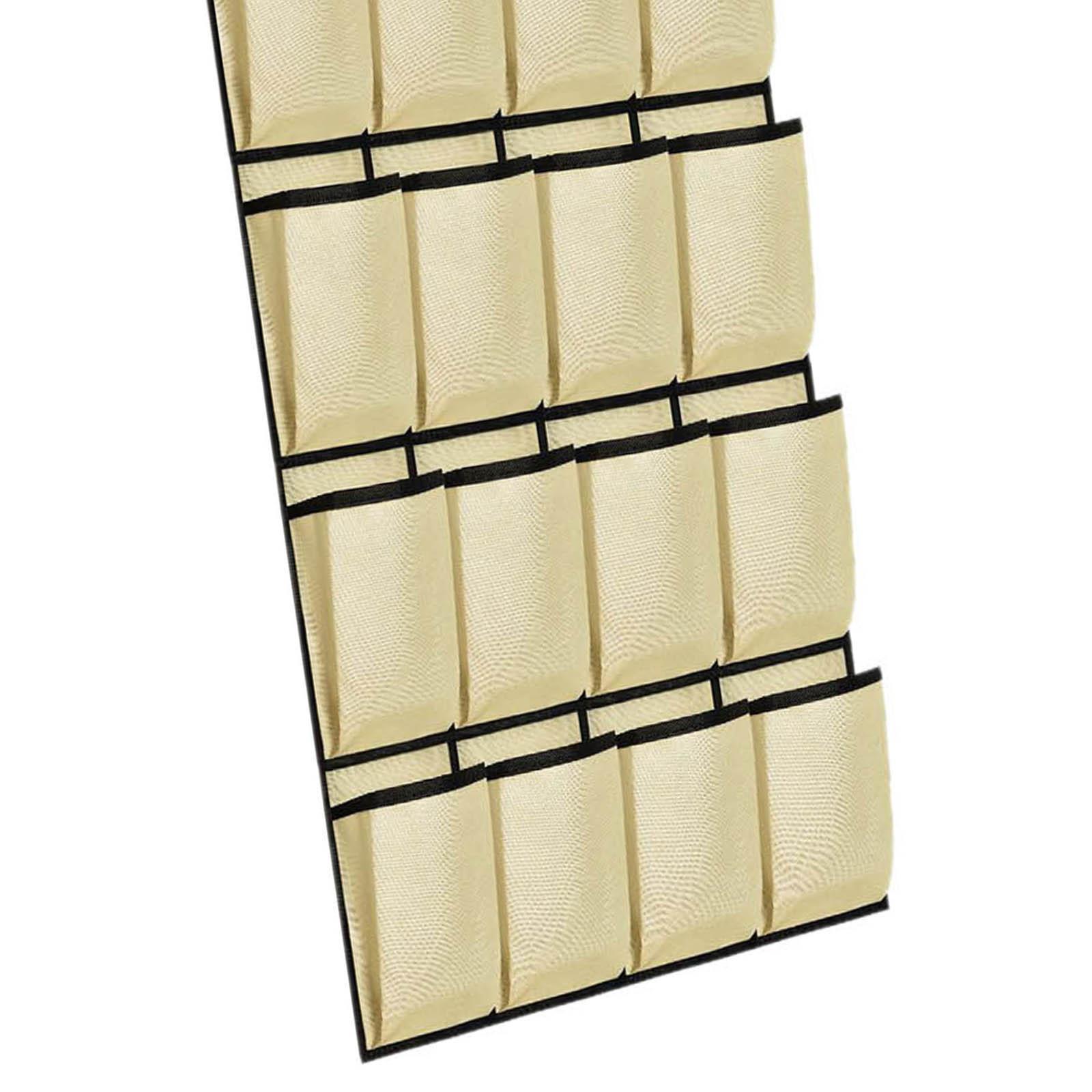 Shoe Organizer 24 Pockets Holder Hanging Space Saver Over The Door for Door