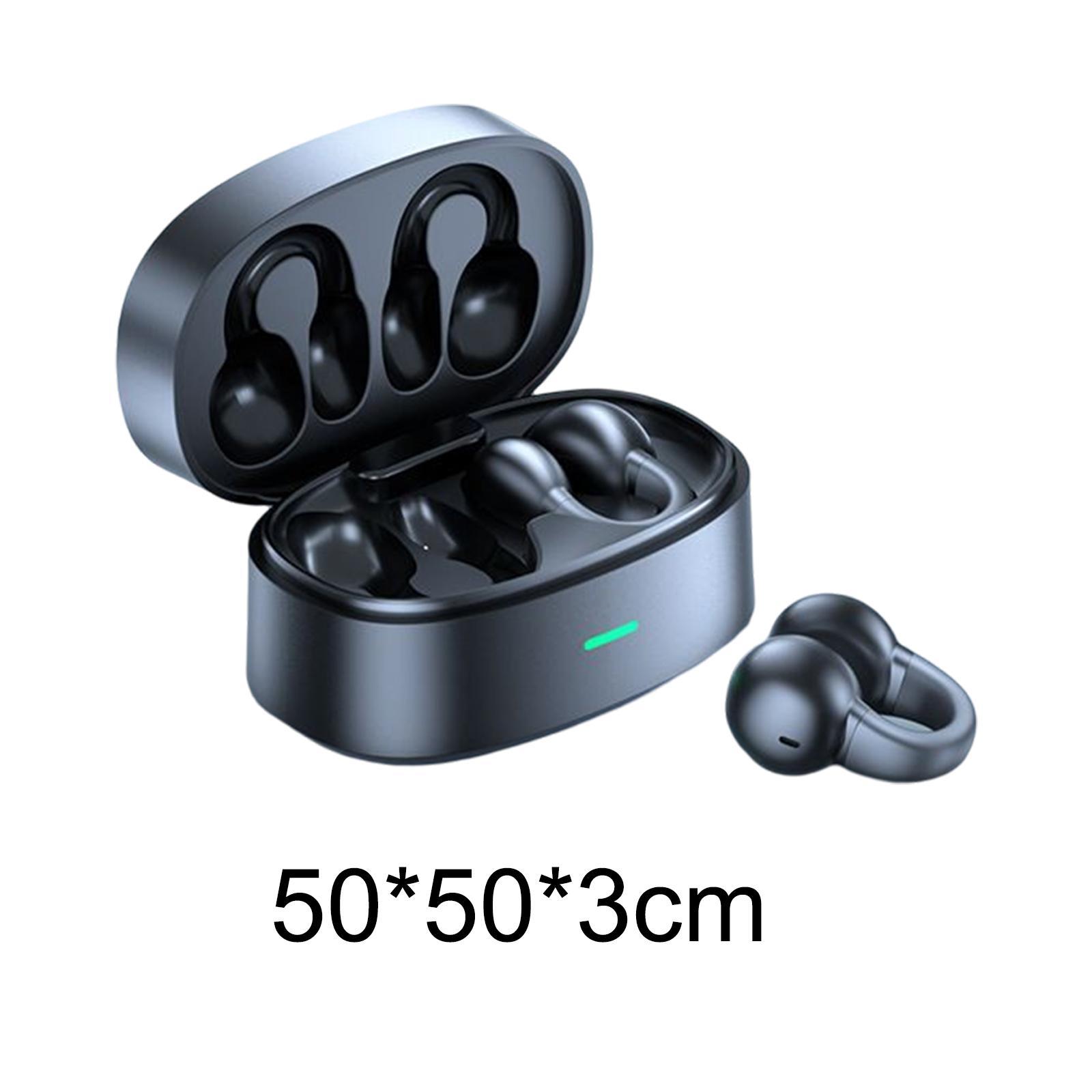 Headphones V5.3 Ear Clip wearing Ergonomic for Computer Gaming Sport