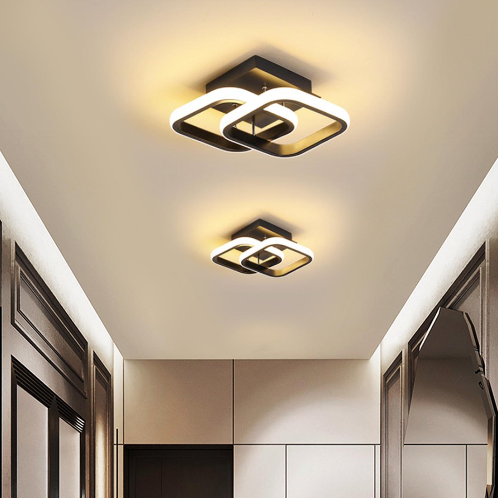 3X LED Ceiling Light Bar Lamp Room Hotel Lighting Black 24x20x12.5cm