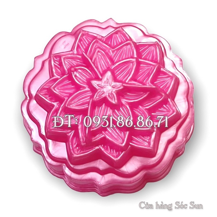 Khuôn rau câu trung thu hoa sen truyền thống loại 10 cm – Mã số 1850