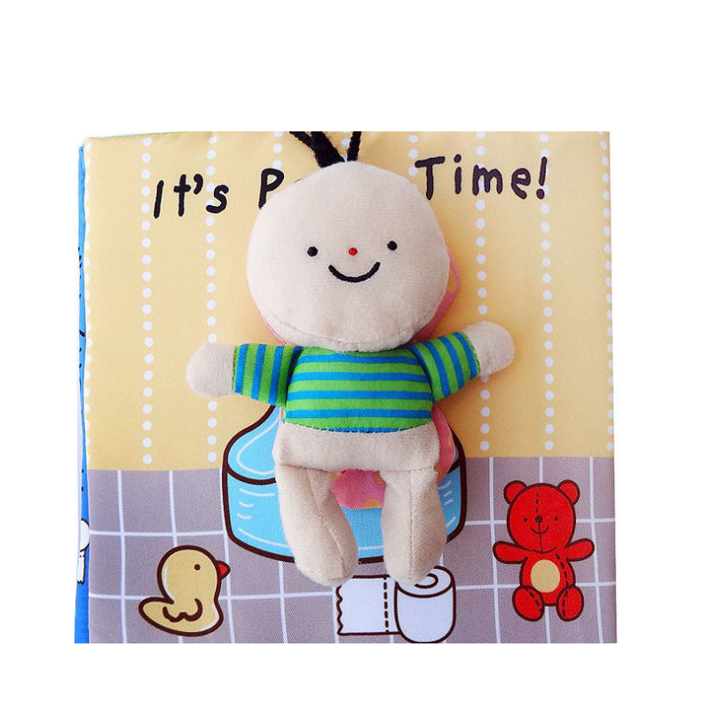 Đồ chơi - Sách vải Vệ sinh - It's Potty Time (Giúp bé rèn luyện tính tụ giác đi vệ sinh)